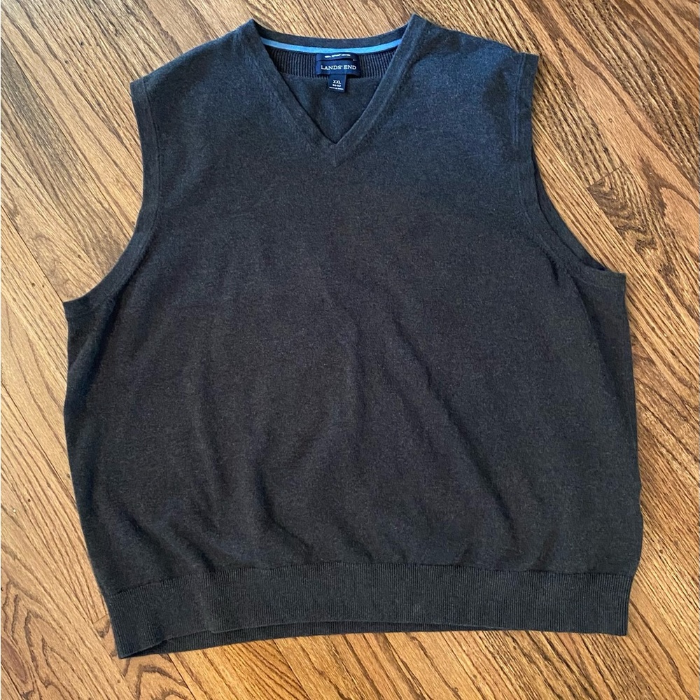 Lands send Supima Cotton Sweater Vest